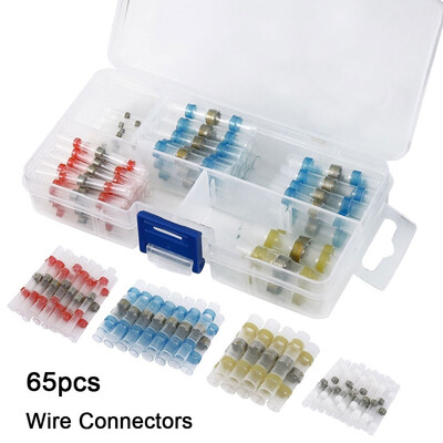 65pcs Practical Electrical Waterproof Seal Heat Shrink Butt Terminals Solder Soldering Sleeve Wire Connectors
65pcs Practical Electrical Waterproof Seal Heat Shrink Butt Terminals Solder Soldering Sleeve Wire Connectors