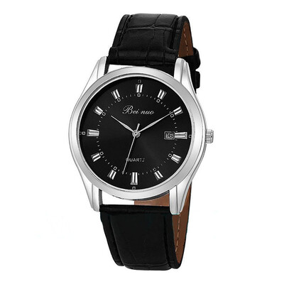 Gobestart Fashion Business Simple Without Digital Dial Small Calendar Mens Quartz Watch
Gobestart Fashion Business Simple Without Digital Dial Small Calendar Mens Quartz Watch