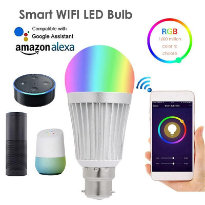 2182 Smart WIFI LED Bulb WIFI Light RGB Multicolor LED Bulb 12W E2627 Dimmable Light Phone Remote Control Compatible with Alexa G
2182 Smart WIFI LED Bulb WIFI Light RGB Multicolor LED Bulb 12W E2627 Dimmable Light Phone Remote Control Compatible with Alexa G