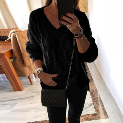 〖Follure〗Women Casual Pullover V-Neck Solid Color Long Sleeve Loose Sweaters Blouse Tops
〖Follure〗Women Casual Pullover V-Neck Solid Color Long Sleeve Loose Sweaters Blouse Tops