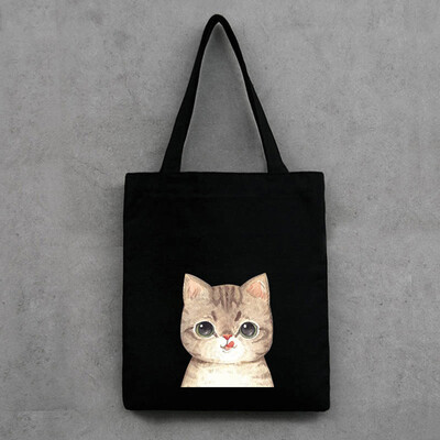 Women Cute Cat Printing Canvas Tote Girls Casual Shoulder Bags Large Capacity Shopping Bags Handbag Bolsos Mujer YJ
Women Cute Cat Printing Canvas Tote Girls Casual Shoulder Bags Large Capacity Shopping Bags Handbag Bolsos Mujer YJ
