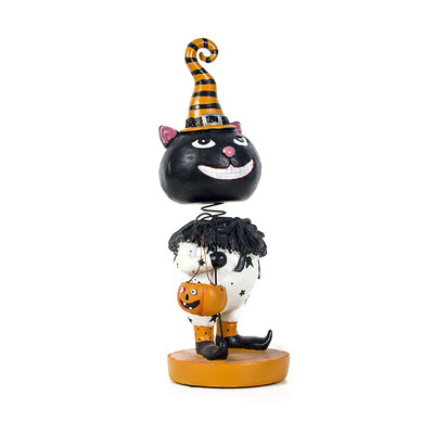 Halloween Cute Pumpkin Black Cat Shaking Head Resin Dolls Multipurpose Home Table Ornaments Festival Kids Gifts Party Decoration
Halloween Cute Pumpkin Black Cat Shaking Head Resin Dolls Multipurpose Home Table Ornaments Festival Kids Gifts Party Decoration