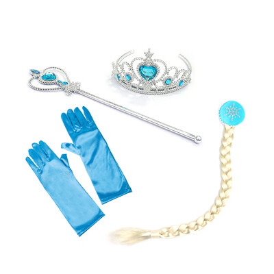 4PcsSet Princess Accessories Crown Wig Gloves Magic Wand Cosplay Toy Set for Kids Dress Party Girl Gifts
4PcsSet Princess Accessories Crown Wig Gloves Magic Wand Cosplay Toy Set for Kids Dress Party Girl Gifts