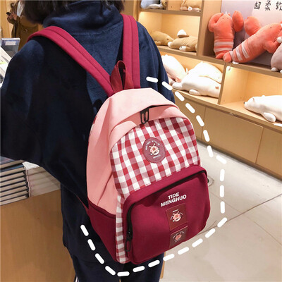 Schoolbag Girl Korean version of high school students Chaobai campus simple inswind BF ancient feeling young girl Canvas Shoulder
Schoolbag Girl Korean version of high school students Chaobai campus simple inswind BF ancient feeling young girl Canvas Shoulder