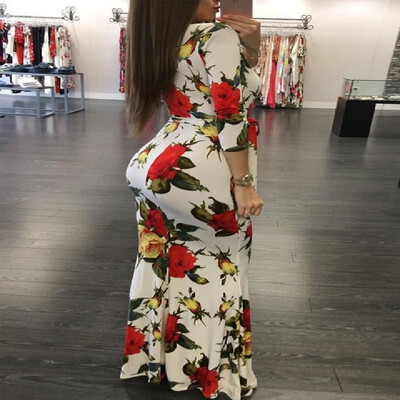 Cross-border AliExpress ebay autumn&winter new womens sexy V-neck print dress female long-sleeved spot white
Cross-border AliExpress ebay autumn&winter new womens sexy V-neck print dress female long-sleeved spot white