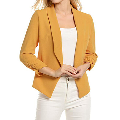 Roseonmyhand Women 34 Sleeve Blazer Open Front Short Cardigan Suit Jacket Work Office Coat
Roseonmyhand Women 34 Sleeve Blazer Open Front Short Cardigan Suit Jacket Work Office Coat