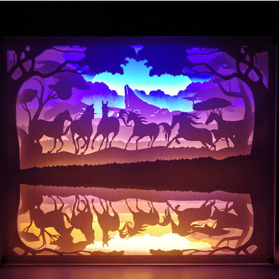 Gobestart Creative Art Décor Lamp Light 3D Night Lamp Paper Pattern Painting LED Table
Gobestart Creative Art Décor Lamp Light 3D Night Lamp Paper Pattern Painting LED Table