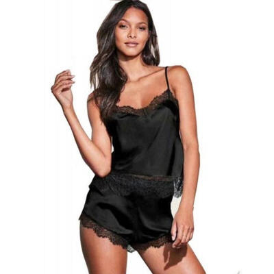 Sexy Lace Set Women Silk Sleepwear Satin Pyjamas Lingerie Nightie Bathrobe Gift
Sexy Lace Set Women Silk Sleepwear Satin Pyjamas Lingerie Nightie Bathrobe Gift