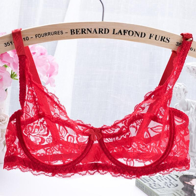 New Sexy Women Lace Gauze Bra Push Up 34 Cup Hook-and- Eye Breathable Ultra-thin bra Lingerie Underwear
New Sexy Women Lace Gauze Bra Push Up 34 Cup Hook-and- Eye Breathable Ultra-thin bra Lingerie Underwear