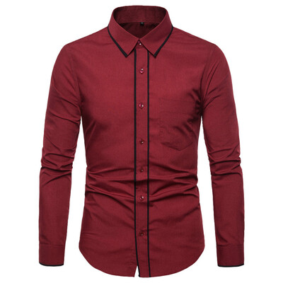 Toponeto Men Striped Splicing Pocket Long Sleeve Shirt Fashion Long Sleeve Blouse Top
Toponeto Men Striped Splicing Pocket Long Sleeve Shirt Fashion Long Sleeve Blouse Top