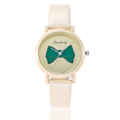 New student ladies belt watch bow belt