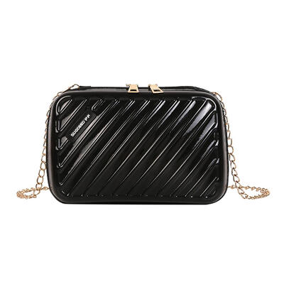 Women Messenger Trunk Shape Small Shoulder Bags Chain Crossbody Handbags