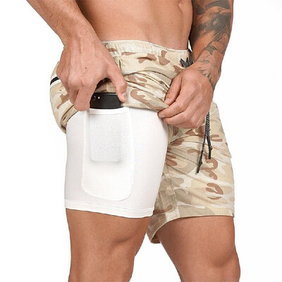 Men 2 in 1 Running Shorts Quick Drying Gym Training Cycling Workout Active Shorts with 4 Pockets
Men 2 in 1 Running Shorts Quick Drying Gym Training Cycling Workout Active Shorts with 4 Pockets