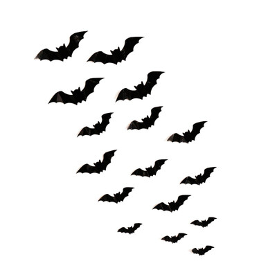 New Hot 16pcsset Halloween 3D Bats Decorations PVC Window Stickers Wall Art Decals DIY Halloween Party Supplies
New Hot 16pcsset Halloween 3D Bats Decorations PVC Window Stickers Wall Art Decals DIY Halloween Party Supplies