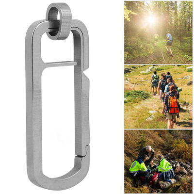 Greensen Outdoor Titanium Alloy Key Chain Ring Keys Buckle Hook Carabiner for Pendent Items
Greensen Outdoor Titanium Alloy Key Chain Ring Keys Buckle Hook Carabiner for Pendent Items