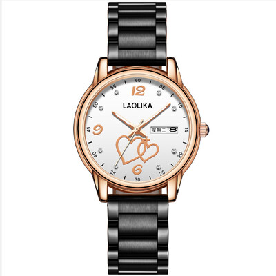 Net red double calendar week belt watches female students love temperament fashion watches womens steel waterproof womens watche
Net red double calendar week belt watches female students love temperament fashion watches womens steel waterproof womens watche