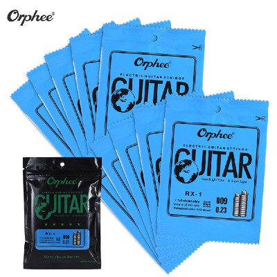 Orphee RX-3 Single String Replacement for Electric Guitar 3rd G-String 016 10-Pack Nickel Alloy Super Light Tension
Orphee RX-3 Single String Replacement for Electric Guitar 3rd G-String 016 10-Pack Nickel Alloy Super Light Tension