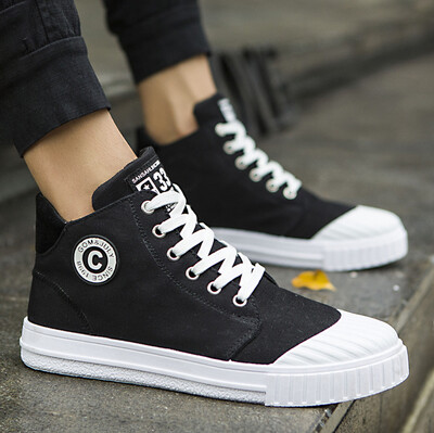 Summer Korean version of mens shoes canvas autumn teenagers leisure trend high-rise board shoes tidal shoes
Summer Korean version of mens shoes canvas autumn teenagers leisure trend high-rise board shoes tidal shoes