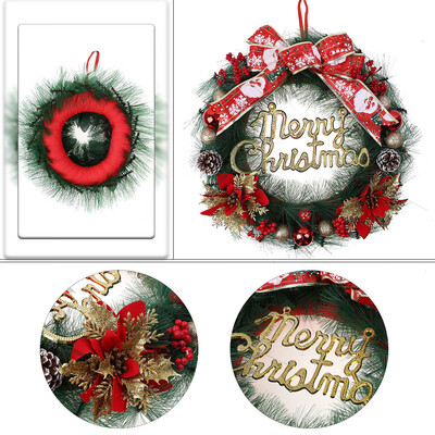 Toponeto Christmas Wreath Decor For Xmas Party Door Wall Hanging Garland Ornament 40CM
Toponeto Christmas Wreath Decor For Xmas Party Door Wall Hanging Garland Ornament 40CM