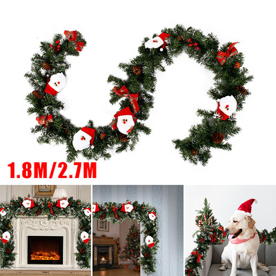 1827m Christmas Garland Wreath Xmas New Year Party Christmas Tree Decor Christmas Rattan Hanging Ornaments
1827m Christmas Garland Wreath Xmas New Year Party Christmas Tree Decor Christmas Rattan Hanging Ornaments