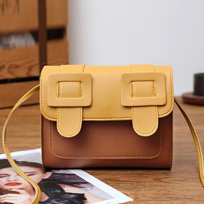 2019 Quality Women Leather Flap Handbags Fashion Color Blocks Mini Messenger Bags Hasp Shoulder Bag Female Summer Crossbody Bags
2019 Quality Women Leather Flap Handbags Fashion Color Blocks Mini Messenger Bags Hasp Shoulder Bag Female Summer Crossbody Bags