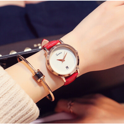 Calendar Simple Watch Lady Waterproof Fashion Student Ultra-thin Leisure Atmosphere Quartz Watch Genuine
Calendar Simple Watch Lady Waterproof Fashion Student Ultra-thin Leisure Atmosphere Quartz Watch Genuine