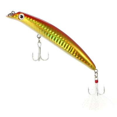 105cm 13g Minnow Lures Artificial Hard Fishing Diver Lure Bait with Noctiluscent Eyes Treble Hooks
105cm 13g Minnow Lures Artificial Hard Fishing Diver Lure Bait with Noctiluscent Eyes Treble Hooks