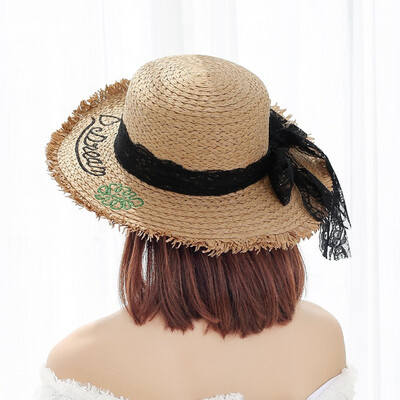 Womens spring&summer fresh lace strap Sun Hat Flash Flat Hat Korean version of large brim Beach Hat wholesale
Womens spring&summer fresh lace strap Sun Hat Flash Flat Hat Korean version of large brim Beach Hat wholesale