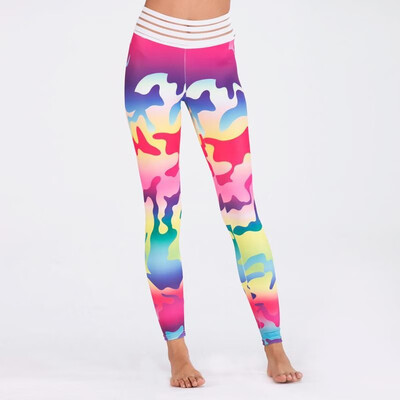 2019 new European&American yoga digital multi-section waist hip color camouflage printing high waist sports leggings color
2019 new European&American yoga digital multi-section waist hip color camouflage printing high waist sports leggings color