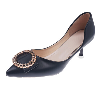 Single-shoe womens spring&summer sharp-cut metal square-button high-heeled shoes Korean-style hollow fine&fairys shoe
Single-shoe womens spring&summer sharp-cut metal square-button high-heeled shoes Korean-style hollow fine&fairys shoe