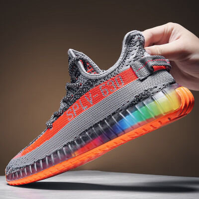 Ins fashion transparent color bottom breathable mesh sneakers fashion outdoor trend flying woven running shoes men
Ins fashion transparent color bottom breathable mesh sneakers fashion outdoor trend flying woven running shoes men