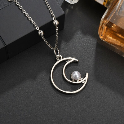 Imitation Pearl Necklace Earrings Set Female Moon Love Declaration Necklace Ladies Wedding Party Valentines Day Girlfriend Gift
Imitation Pearl Necklace Earrings Set Female Moon Love Declaration Necklace Ladies Wedding Party Valentines Day Girlfriend Gift