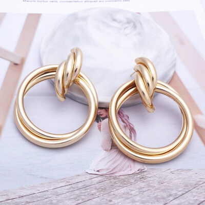8 Styles Big Circle Earrings for Women Simple Metal Statement Earrings Twisted Round Drop Earrings Knot Wedding Party Jewelry
8 Styles Big Circle Earrings for Women Simple Metal Statement Earrings Twisted Round Drop Earrings Knot Wedding Party Jewelry
