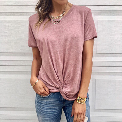 Nomeni Women Casual Knot Short Sleeve Round Neck Tunic T-Shirt Tops Blouse BUL
Nomeni Women Casual Knot Short Sleeve Round Neck Tunic T-Shirt Tops Blouse BUL