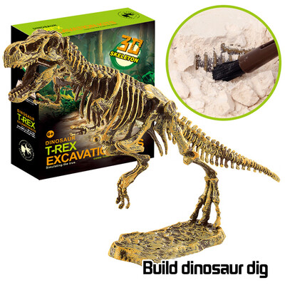 Gobestart Dinosaur Toys Science Educational Dig Kit Dinosaur Fossil Excavation Kits