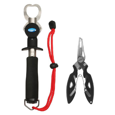 Lixada Portable Fish Lip Grabber Gripper Grip Stainless Steel Fishing Gear Fish holder with Weight Scale Ruler
Lixada Portable Fish Lip Grabber Gripper Grip Stainless Steel Fishing Gear Fish holder with Weight Scale Ruler