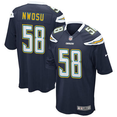 Youth Football Jersey Los Angeles Chargers Uchenna Nwosu Navy 2018 NFL Draft Pick Game Jersey
Youth Football Jersey Los Angeles Chargers Uchenna Nwosu Navy 2018 NFL Draft Pick Game Jersey