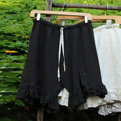 Tailored Women Plue Size Causal Solid Linen High Waist Tie Up Loose Wide Short Leg Pants
Tailored Women Plue Size Causal Solid Linen High Waist Tie Up Loose Wide Short Leg Pants