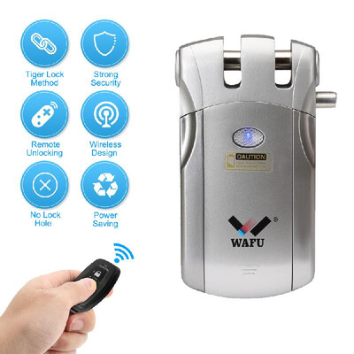 WAFU WF-018 Wireless Remote Control Lock Security Invisible Keyless Door Entry Intelligent Lock Zinc Alloy Metal Smart Door Lock w
WAFU WF-018 Wireless Remote Control Lock Security Invisible Keyless Door Entry Intelligent Lock Zinc Alloy Metal Smart Door Lock w