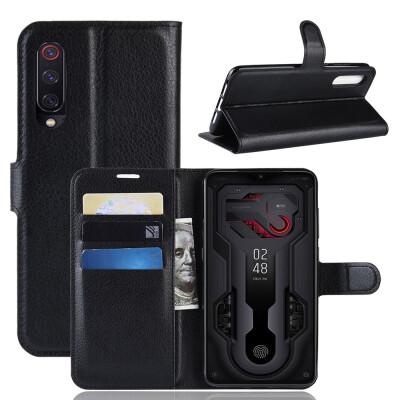 Litchi Pattern PU Leather Case for Xiaomi Mi 9