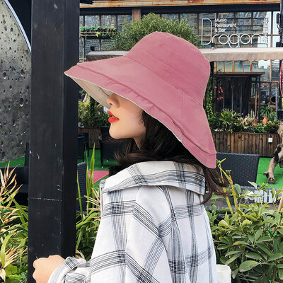 New spring&autumn hat women fold cloth hat sunscreen sun hat curled along the sun hat
New spring&autumn hat women fold cloth hat sunscreen sun hat curled along the sun hat