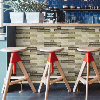 Toponeto 20x500cm Adhesive Tile Art metope Wall Decal Sticker DIY Kitchen Bathroom Decor
Toponeto 20x500cm Adhesive Tile Art metope Wall Decal Sticker DIY Kitchen Bathroom Decor