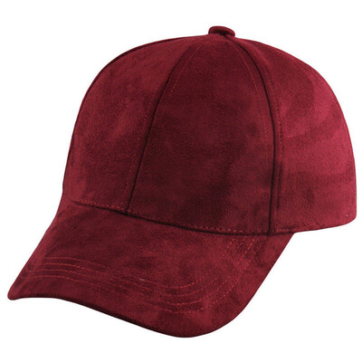 SUNSIOM Unisex Men Women Suede Baseball Cap Strapback Visor Sport Sun Adjustable Hat