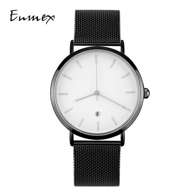 Enmex Two-Needle Light&Thin Steel Woven Quality Watch Simple Calendar Mysterious Cold Watch
Enmex Two-Needle Light&Thin Steel Woven Quality Watch Simple Calendar Mysterious Cold Watch