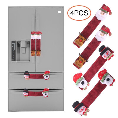 4 PCS Christmas Handle Covers Refrigerator Santa Pattern Door Handle Cover Protective Gloves Home Decoration Handle Covers for Kit
4 PCS Christmas Handle Covers Refrigerator Santa Pattern Door Handle Cover Protective Gloves Home Decoration Handle Covers for Kit