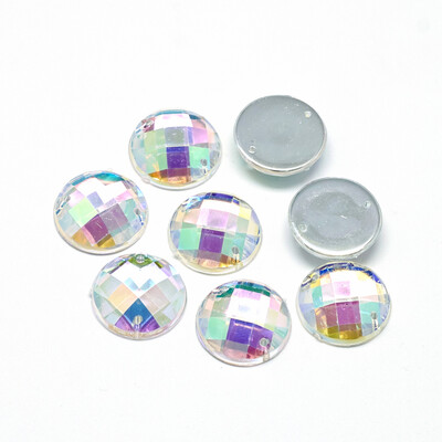 Sew on Rhinestone Transparent Acrylic Rhinestone Two Holes Garments Accessories AB Color Plated Faceted Half RoundDome Cle
Sew on Rhinestone Transparent Acrylic Rhinestone Two Holes Garments Accessories AB Color Plated Faceted Half RoundDome Cle
