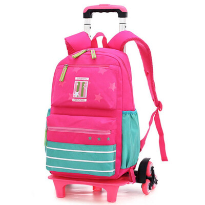 6 wheels Trolley schoolbag brand fashion backpack 3 wheel teenagers book bags primary school bag girls boys gift travel Luggage
6 wheels Trolley schoolbag brand fashion backpack 3 wheel teenagers book bags primary school bag girls boys gift travel Luggage