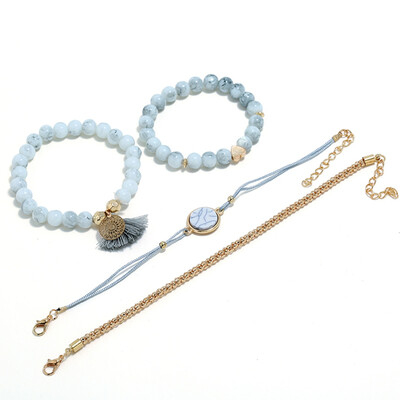Bohemian Handmade Weave Heart Bracelet Sets Women New Grey Rope Chain Bracelets Jewelry
Bohemian Handmade Weave Heart Bracelet Sets Women New Grey Rope Chain Bracelets Jewelry