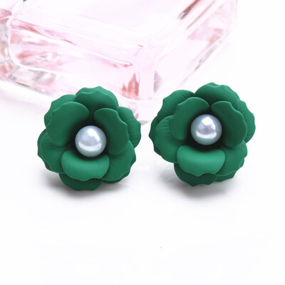 EK703 Fashion Cute Spray Paint Pearl Flower Stud Earrings For Women Korean Jewelry Boho Metal Brincos Girl Gift Wedding Earrings
EK703 Fashion Cute Spray Paint Pearl Flower Stud Earrings For Women Korean Jewelry Boho Metal Brincos Girl Gift Wedding Earrings
