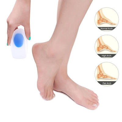 Greensen 1 Pair Silicon Gel Heel Cup Cushion Plantillas Fascitis Plantar Pain Relief Insoles Pad 2 Sizes
Greensen 1 Pair Silicon Gel Heel Cup Cushion Plantillas Fascitis Plantar Pain Relief Insoles Pad 2 Sizes